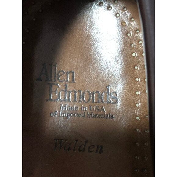Allen Edmonds Walden Mens 11.5 Leather Loafers Shoes Vintage 19948 main image 7